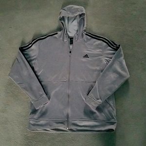 Adidas zip up Hoodie L